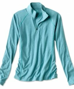 Orvis WOMEN'S Drirelease Quarter Zip Long Sleeve Off The Water