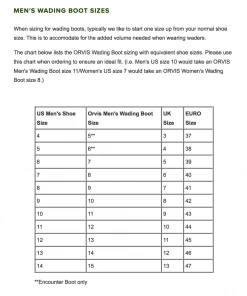 Waders Orvis Pro Wading Boot 15 Waders Orvis Pro Wading Boot