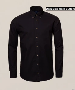 Off The Water Eton Lightweight Blue Denim Shirt -Button Down