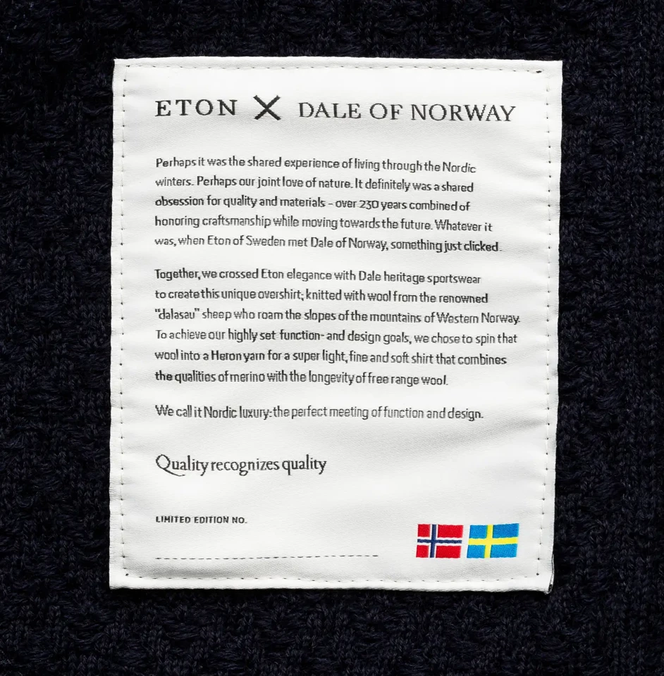Eton X Dale Of Norway Wool Overshirt 6 Eton X Dale Of Norway Wool Overshirt