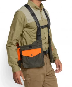 Orvis Waxed Cotton Strap Hunting Vest Off The Water