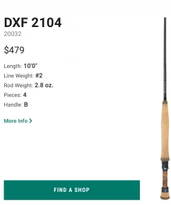 Douglas DXF ESN Rod Series