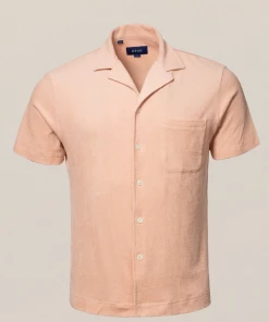 Eton Orange Terry Cloth Resort Shirt Off The Water