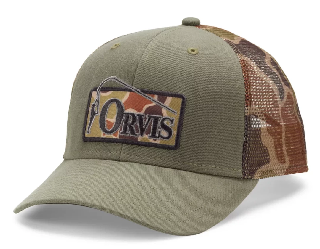 Orvis Bent Rod Badge Hat Camo Off The Water 1 Orvis Bent Rod Badge Hat Camo Off The Water