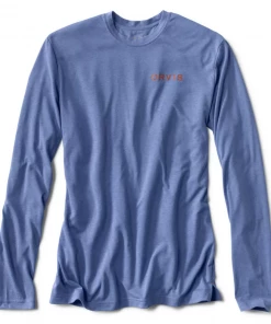 Off The Water Orvis Drirelease Long Sleeve Logo T