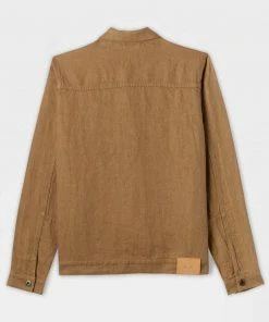 Billy Reid Tupelo Trucker Jacket Linen Off The Water