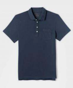 Casual Shirts Billy Reid Pensacola Polo Navy