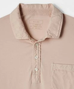 Billy Reid Pensacola Polo Blush Casual Shirts