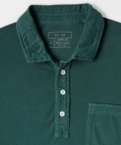 Casual Shirts Billy Reid Pensacola Polo Forest Green