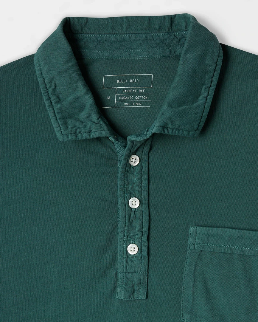 Casual Shirts Billy Reid Pensacola Polo Forest Green 2 Casual Shirts Billy Reid Pensacola Polo Forest Green