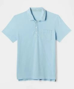 Casual Shirts Billy Reid Pensacola Polo Sky Blue