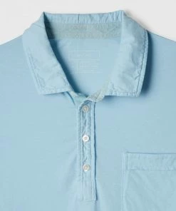 Casual Shirts Billy Reid Pensacola Polo Sky Blue