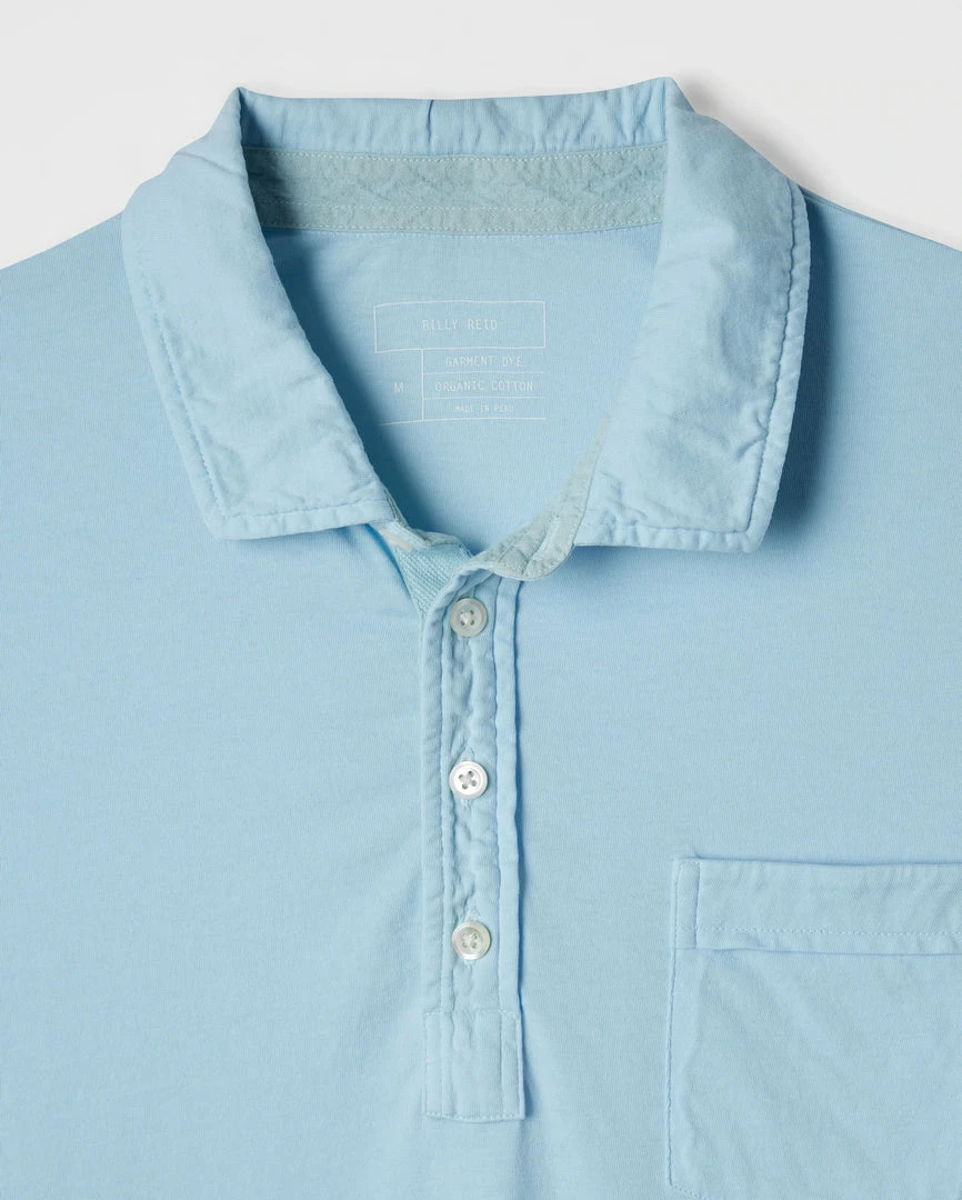 Casual Shirts Billy Reid Pensacola Polo Sky Blue 1 Casual Shirts Billy Reid Pensacola Polo Sky Blue